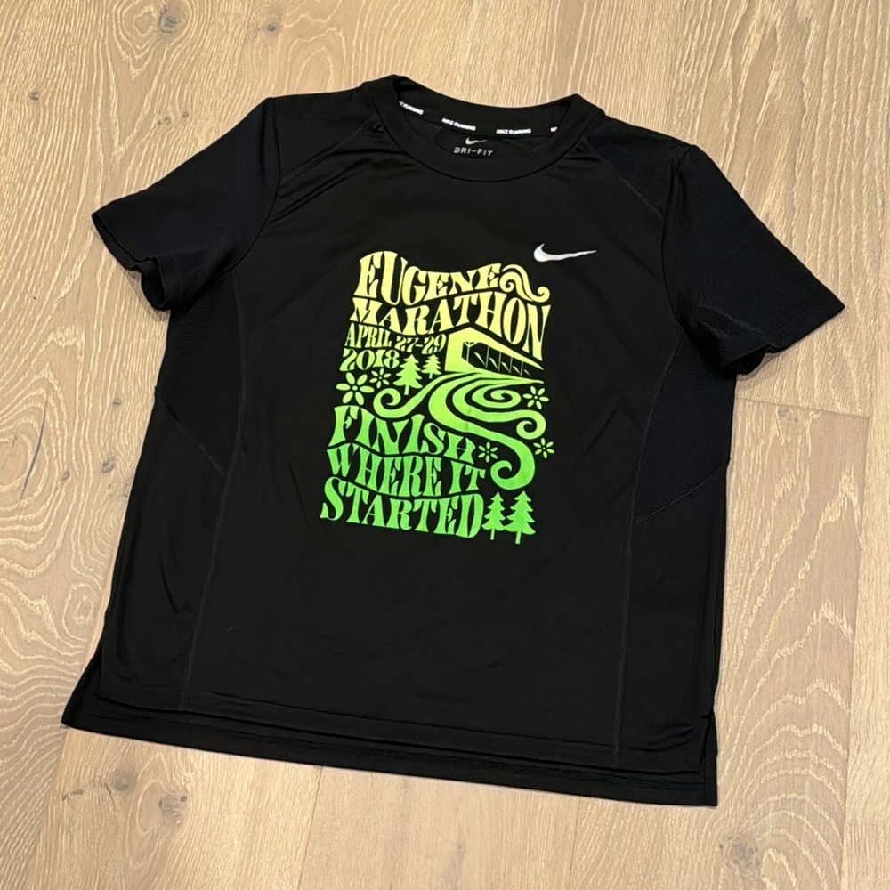 NWOT NIKE DRI-FIT EUGENE MARATHON 2018 M SHIRT TOP